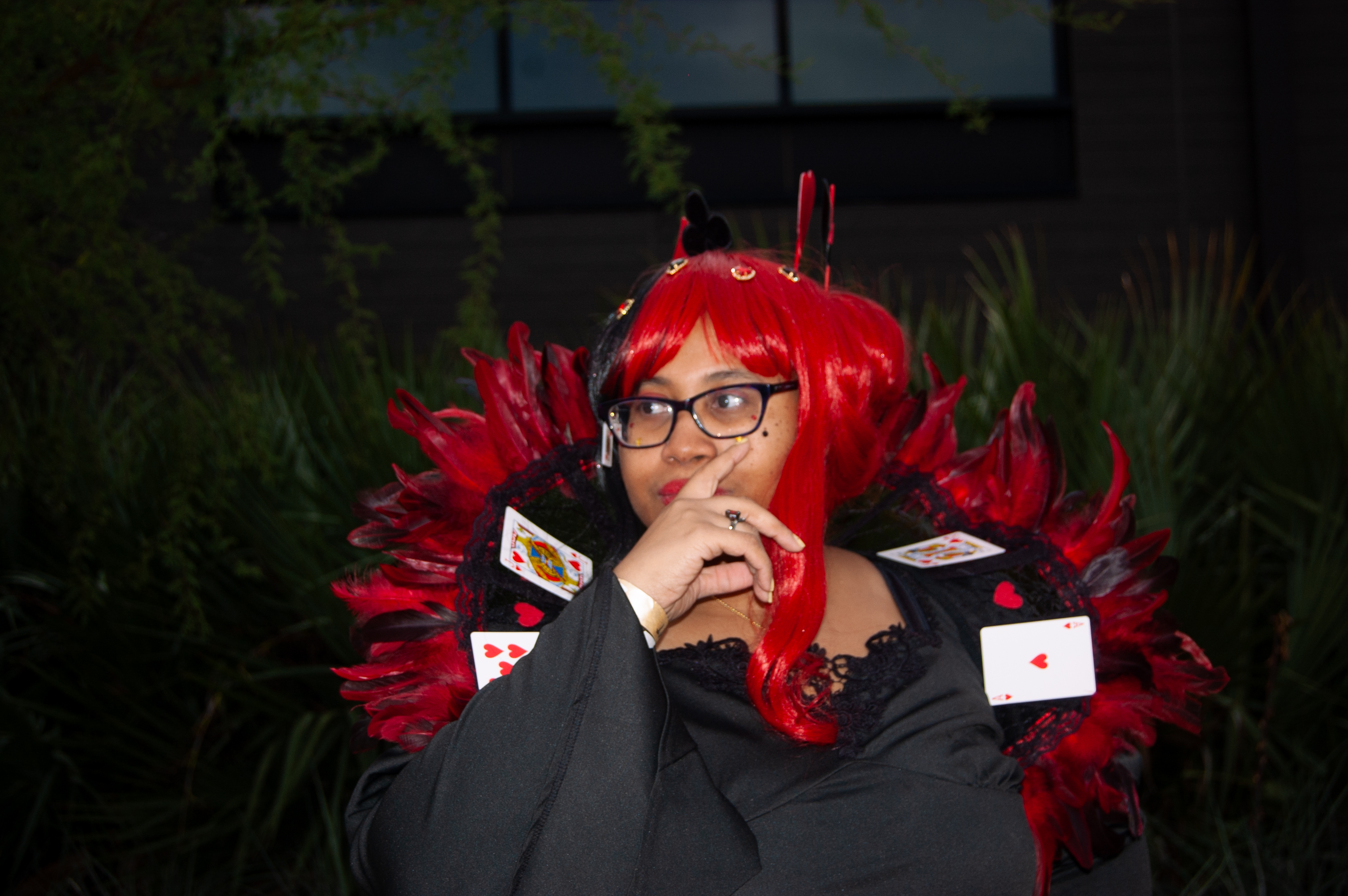 Dri Collins as the Queen of Hearts